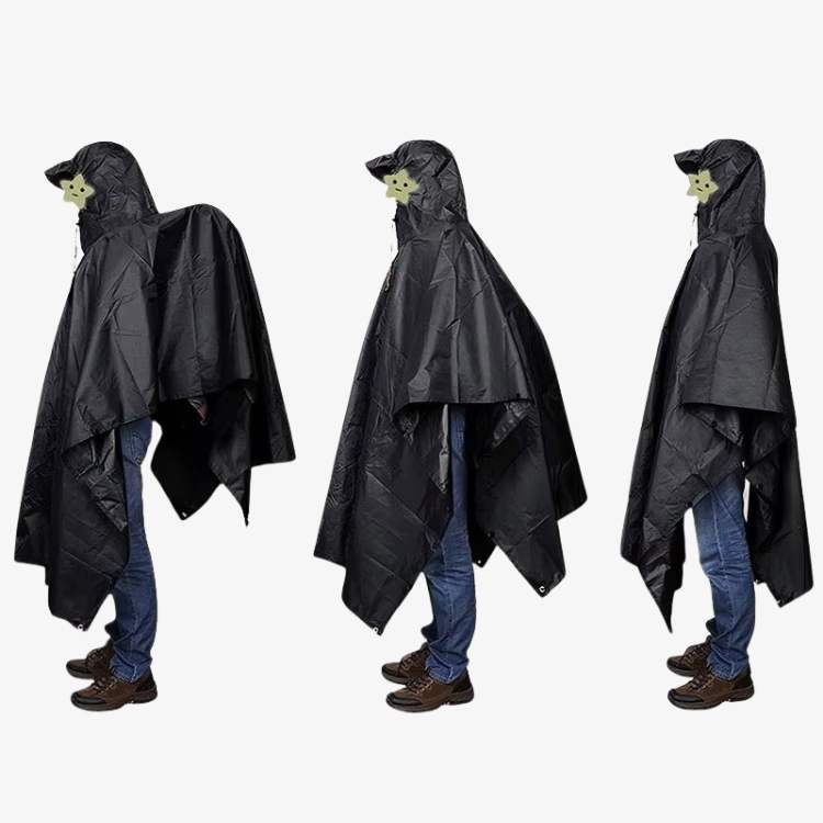 All-Terrain Trek Poncho | Waterproof, Packable & Lightweight for Outdoor Adventures and Emergency Preparedness