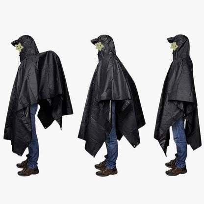 All-Terrain Trek Poncho | Waterproof, Packable & Lightweight for Outdoor Adventures and Emergency Preparedness