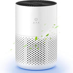 Compact Air Purifier | True HEPA Filter, Ultra-Quiet & Ideal for Small to Medium Rooms