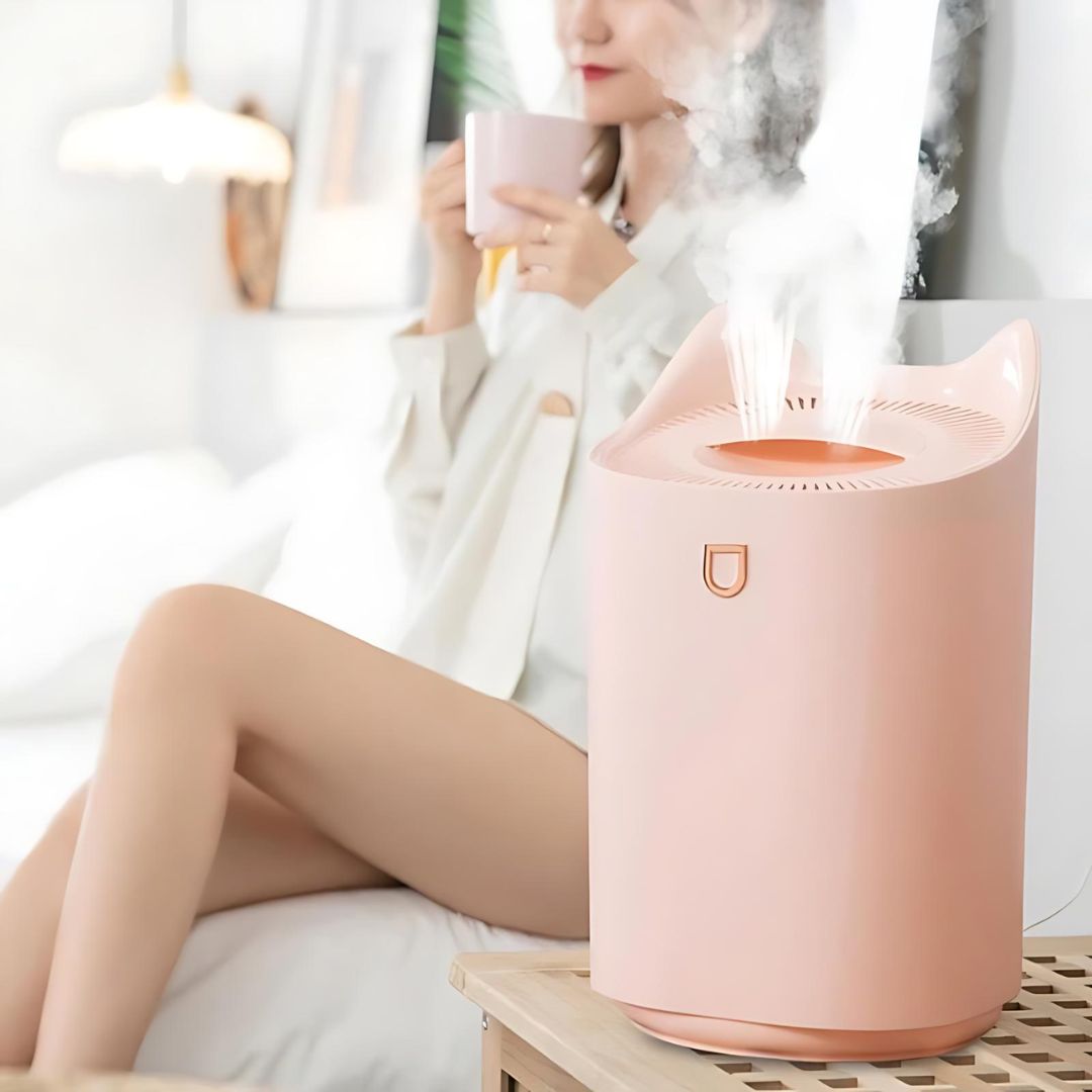 Small Ultrasonic Humidifier for Home – Relief for Blocked Nose, Bedroom Use, Quiet & Affordable