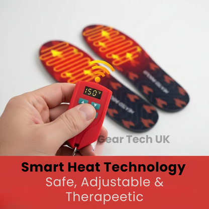 Rechargeable Heated Insoles for Arthritis & Poor Circulation – Electric Foot Warmers for Pain Relief & Daily Comfort UK