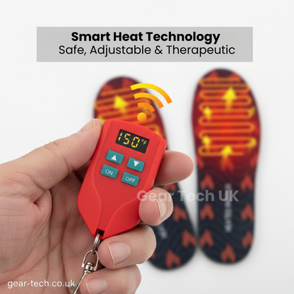 Rechargeable Heated Insoles for Arthritis & Poor Circulation – Electric Foot Warmers for Pain Relief & Daily Comfort UK