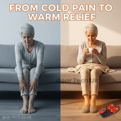 Rechargeable Heated Insoles for Arthritis & Poor Circulation – Electric Foot Warmers for Pain Relief & Daily Comfort UK