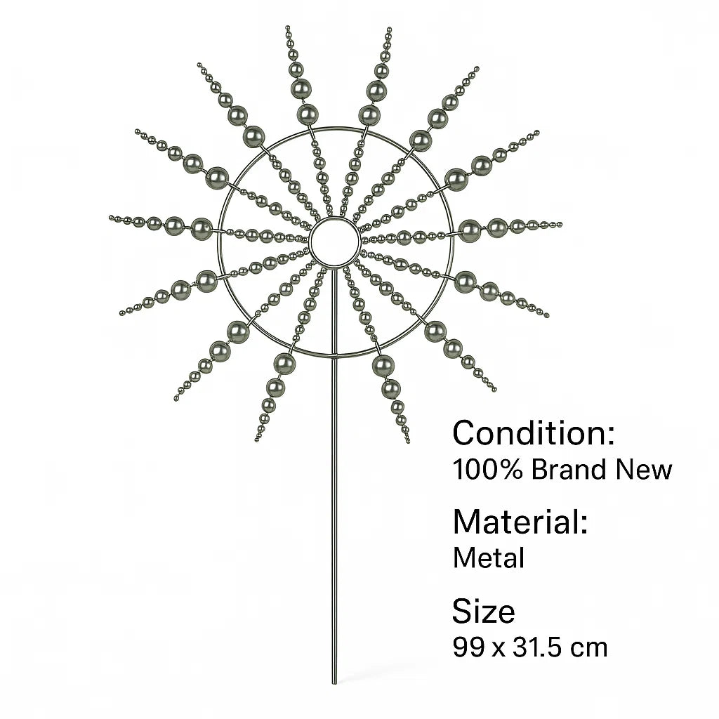 Anti-Rust Kinetic Metal Wind Spinner Windmill for Outdoor Garden Decor & Landscaping