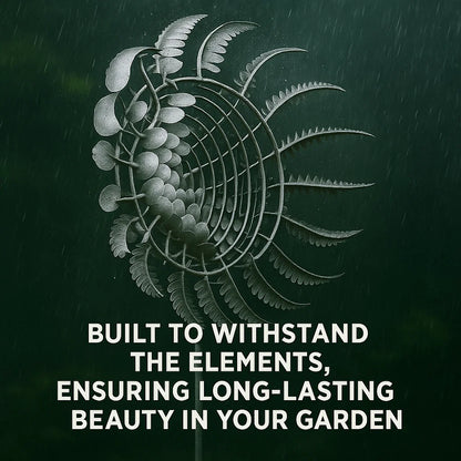 Anti-Rust Kinetic Metal Wind Spinner Windmill for Outdoor Garden Decor & Landscaping