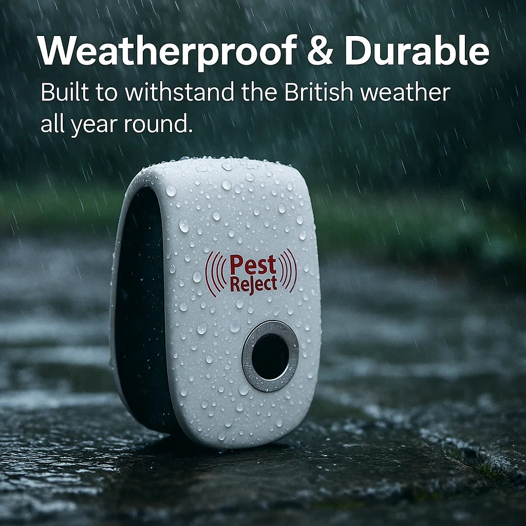 Ultrasonic Squirrel Repeller Device - Effective Pest Control to Deter Squirrels in 48 Hours for Gardens & Yards