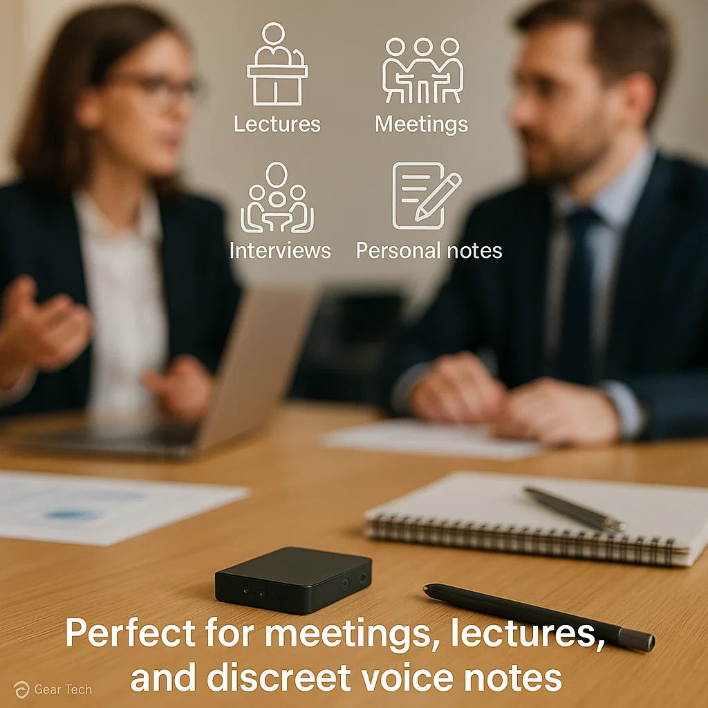 Miniature Voice Recorder – Small, Discreet, and Powerful Audio Capture | Perfect for Stealth Recording and Voice Activation