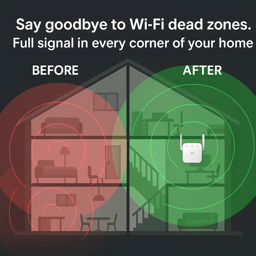 UltraXtend 5G WiFi Booster UK – Best Dual-Band WiFi Extender for Home & Garden Signal Coverage