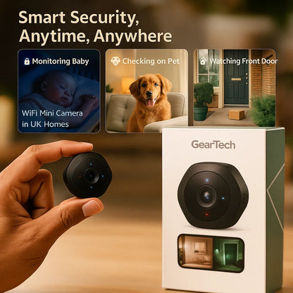 Wifi Mini Camera | Night Vision, Voice & Video Recording for Home Security
