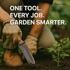 Hori Hori Classic Gardening Tool | Stainless Steel, Serrated Blade & Comfortable Walnut Handle for Digging and Weeding