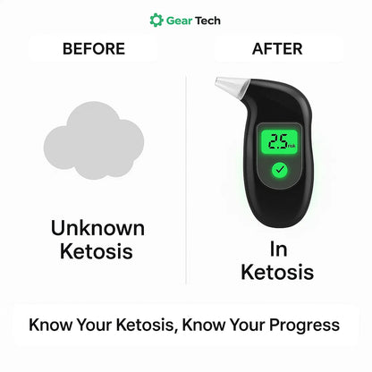 Keto Breath Meter | Accurate Ketosis Monitoring for Weight Loss & Diet Optimization at Home or On-the-Go