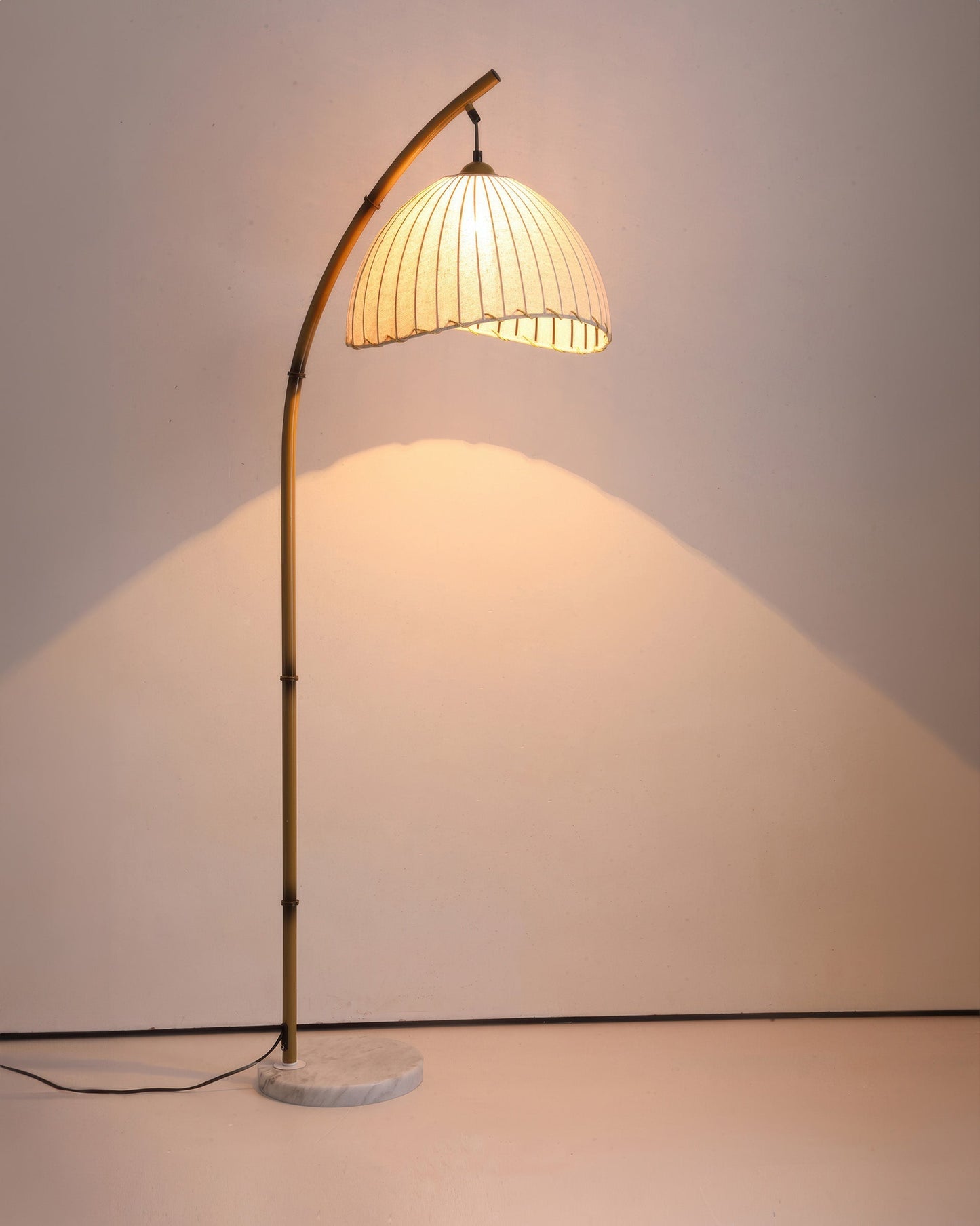 Bamboo Floor Lamp with Cultural Zen Design for Eco-Friendly Home Lighting