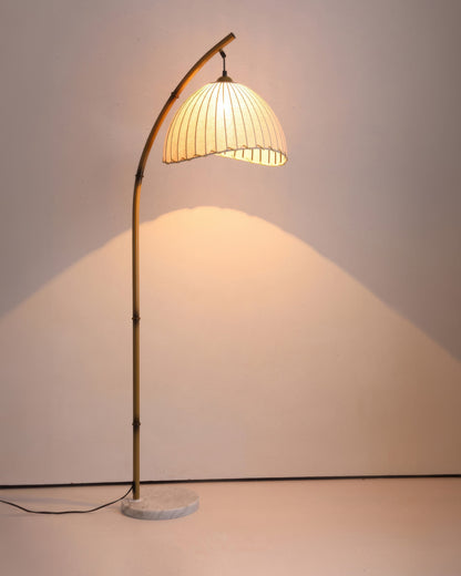 Bamboo Floor Lamp with Cultural Zen Design for Eco-Friendly Home Lighting