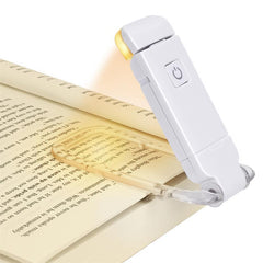 Book Reading Lights - Adjustable LED Clip-on Rechargeable Book Light, USB Powered for Reading in Bed, Best for Bookworms and Kids