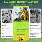Heavy Duty Strimmer With Blades - Lawn Line Trimmer