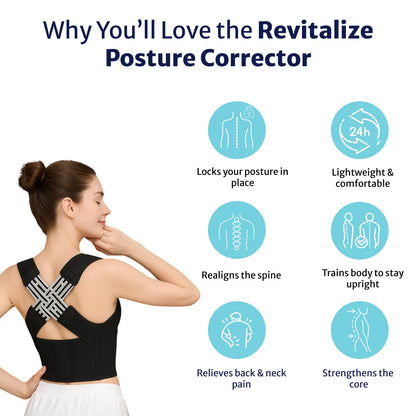 Back Posture Corrector | Adjustable, Breathable Design for Men & Women to Improve Posture and Reduce Back Pain