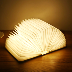 LED Folding Book Light – Unique and Quirky Gift Idea for Book Lovers, Perfect for Reading Nooks or Bedside Tables | Creative and Compact Night Light