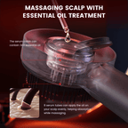 Scalp Massaging Brush with Red Light Therapy | Promotes Hair Growth & Relieves Scalp Tension for Healthier Hair