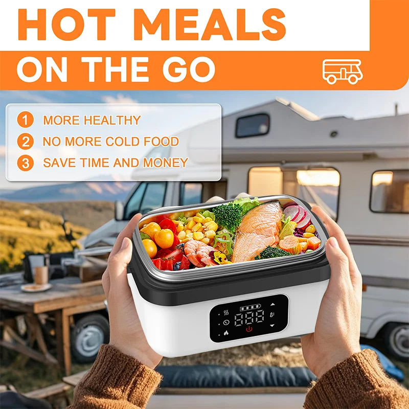 Food Container With Heater - Portable Microwave For Car