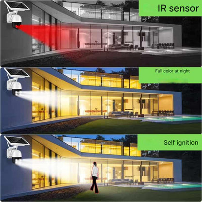 Wireless 4K Security Camera | Dual Lens, 10x Zoom & Solar-Powered for Home Surveillance