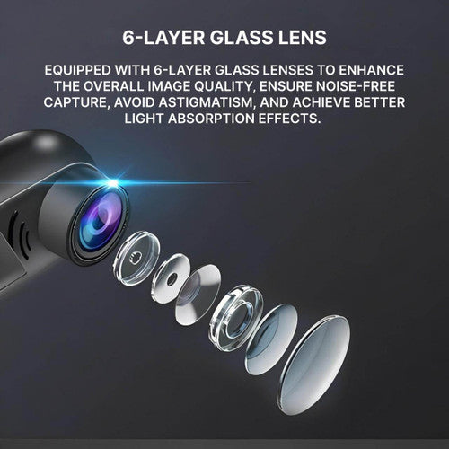High-Definition Car Dashcam with Night Vision & Loop Recording for Vehicle Security and Accident Monitoring