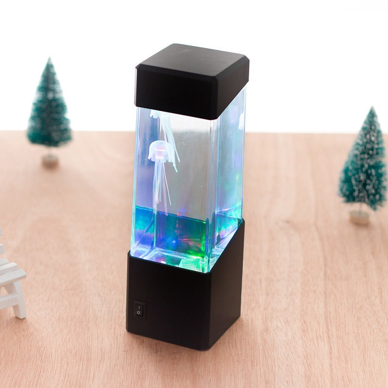 LED Jellyfish Lamp with Soft Glow – Aquatic Decor for Home, Office, and Relaxation Spaces