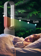 Bladeless Air Cooler & Purifier – 3-in-1 Tower Fan with 8-Speed Cooling | Quiet, Portable Fan for Bedroom & Home Office UK