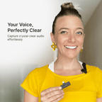 Mini Wireless Lavalier Micophone | For Content Creators & Video Recording