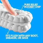 Orthopedic Insoles for Flat Feet | Memory Foam Arch Support | Comfort and Pain Relief