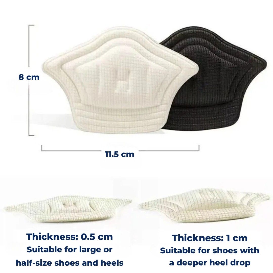 Heel Grips for Loose Shoes – Cushioned Heel Pads to Stop Slipping & Improve Fit