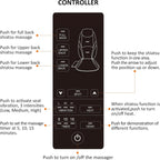 Shiatsu Back Massager with Heat | Ergonomic, Portable & Ideal for Home or Office Relaxation