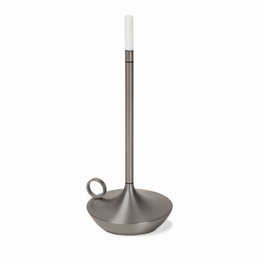 LED Candle Light Table Lamp | Adjustable Brightness. Touch Switch & Battery Operated for Ambient Illumination in Living Room & Bedroom