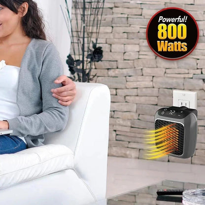 800W Mini Portable Electric Heater – Efficient Ceramic Heater for Quick Home Warmth