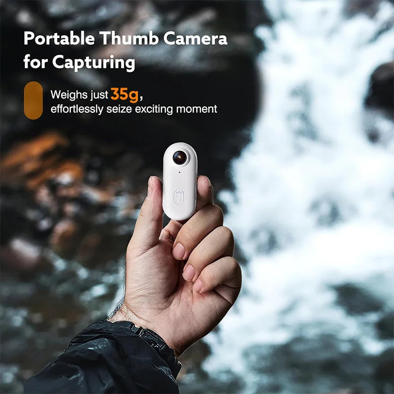 Mini Magnetic POV 4K Action Camera – Portable Body Worn & Sports Recording Camera - Personal Body Camera