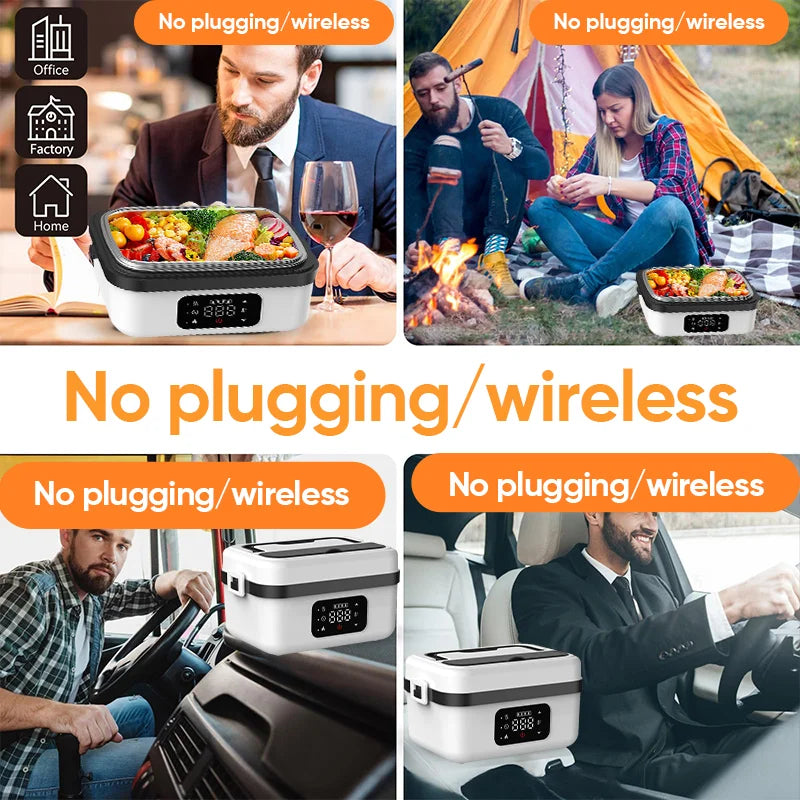 Food Container With Heater - Portable Microwave For Car