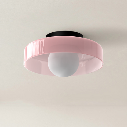 Modern Round LED Ceiling Light Fixture - Energy-Efficient Lighting for Living Room & Kitchen Spaces