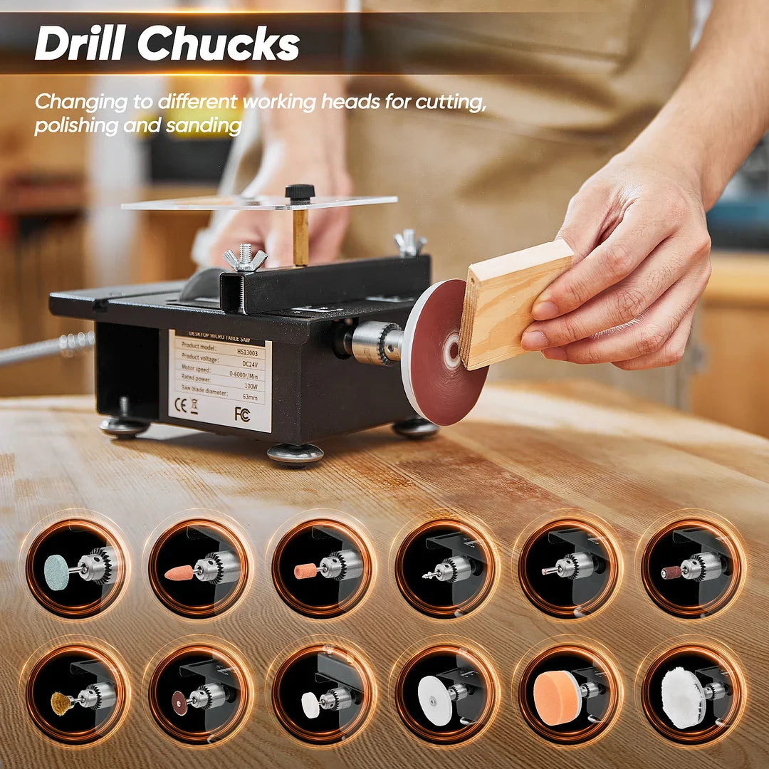 Portable Tabletop Saw - Wood Shaping Power Tool