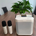 High Power Portable Bluetooth Karaoke Speaker with Rechargeable Battery for Outdoor and Indoor Use
