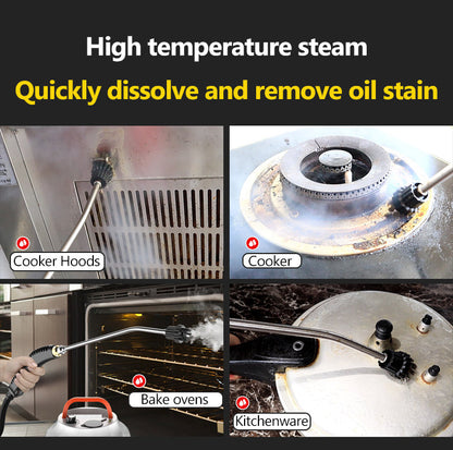 2800W High-Pressure Steam Cleaner | Chemical-Free, Deep Cleaning for Home, Kitchen, Car & More
