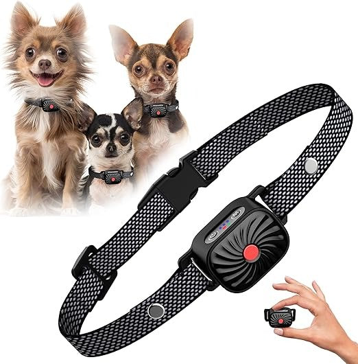 Adjustable Anti Bark Collar for Dogs | Humane, Comfortable & Effective Bark Control Device for Small to Large Breeds