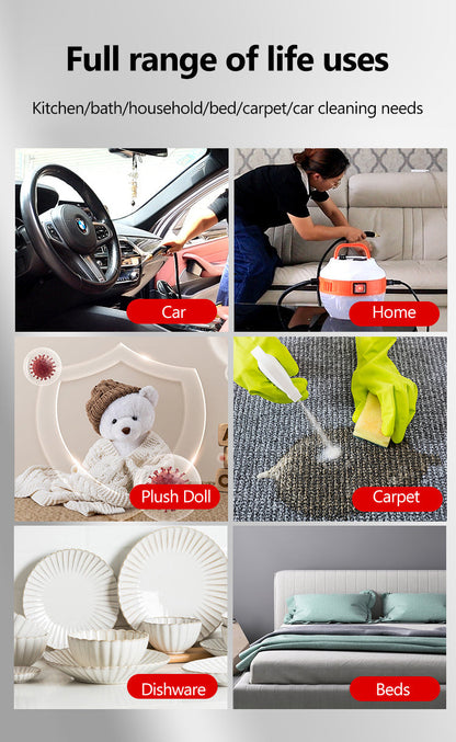 2800W High-Pressure Steam Cleaner | Chemical-Free, Deep Cleaning for Home, Kitchen, Car & More