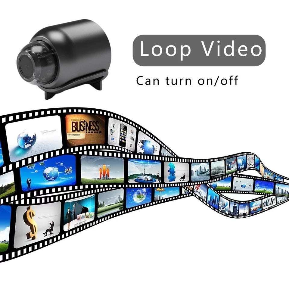 Mini Wireless Spy Camera - Hidden CCTV, WiFi, Outdoor Security, Motion Detection