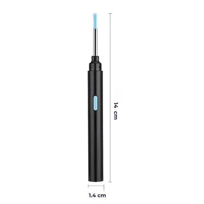 Ear Wax Removal Tool with Camera | Smart Otoscope Ear Cleaner | HD Visual Endoscope with 6 LEDs | Wi-Fi App