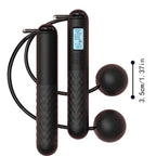 Weighted Cordless Jump Rope with Counter | Ergonomic, Tangle-Free Design for Home Workouts and Cardio Training