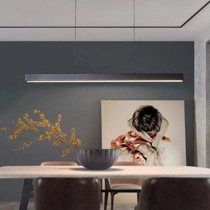 LED Pendant Light Fixture - Industrial Style with Adjustable Height - Perfect for Kitchen, Dining Room, and Loft Spaces