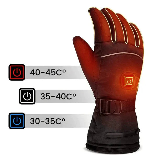 Heated Gloves for Men and Women | Heated Gloves - Insulated Gloves - Touchscreen and Waterproof Gloves