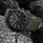 ShadowGuard™ | Luminous Military Wristwatch with Tactical Features | Waterproof, Shock Resistant, Ideal for Outdoor Adventures & Survival