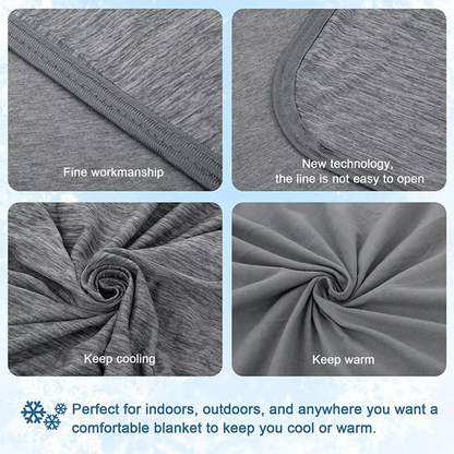 The Cold Blanket – Lightweight Summer Throw That Keeps You Cool, Dry & Rested All Night | Best Blanket for Hot Sleepers & Night Sweats