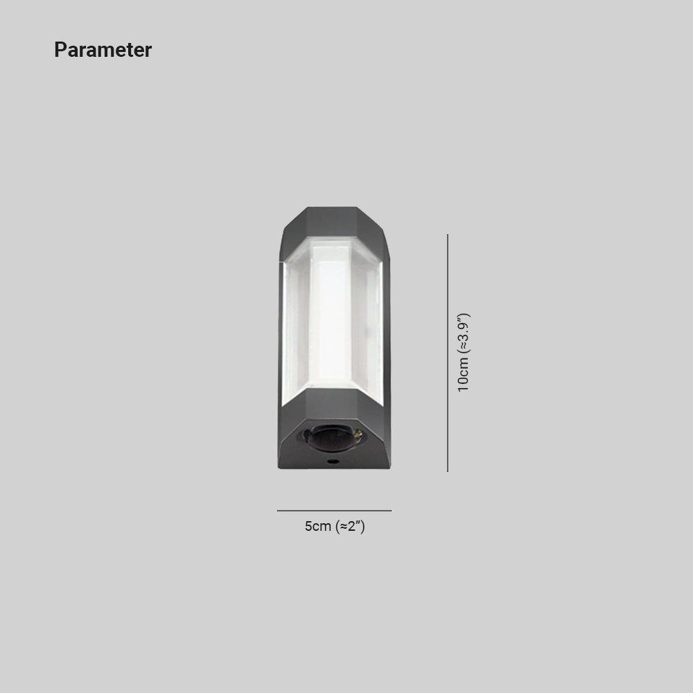 Solara Outdoor Wall Lamp – Mains Powered LED Lighting for Garden & Garage