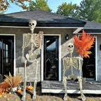 Giant 6 Ft Halloween Skeleton Decoration | Posable. Durable & Ideal for Spooky Outdoor Displays